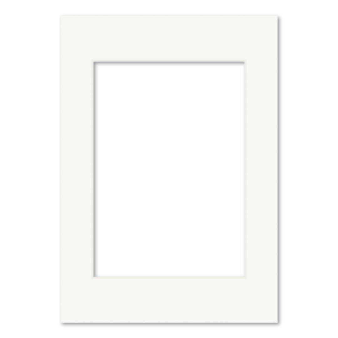 Bulk Mat Board Value Bundle - Ice White (10 Pack) A4 (21x29.7cm) to suit A5 (15x21cm) image from our Mat Boards collection by Profile Products (Australia) Pty Ltd