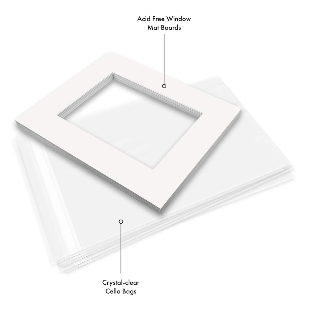 Bulk Mat Board Value Bundle - Ice White (10 Pack) from our Mat Boards collection by Profile Australia