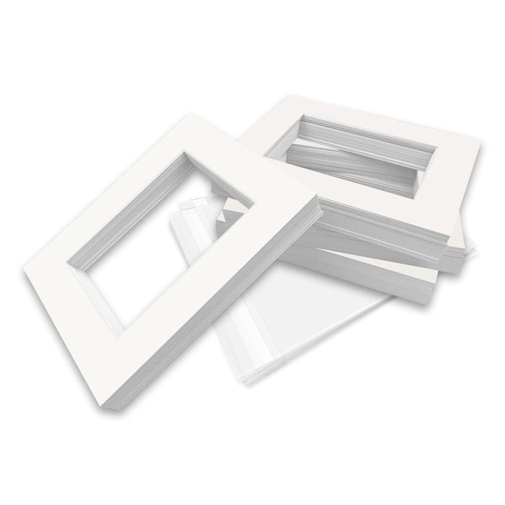 Bulk Mat Board Value Bundle - Ice White (100 Pack) from our Mat Boards collection by Profile Products (Australia) Pty Ltd