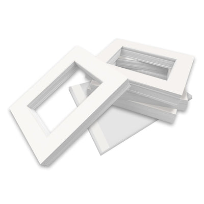 Bulk Mat Board Value Bundle - Ice White (100 Pack) from our Mat Boards collection by Profile Products (Australia) Pty Ltd