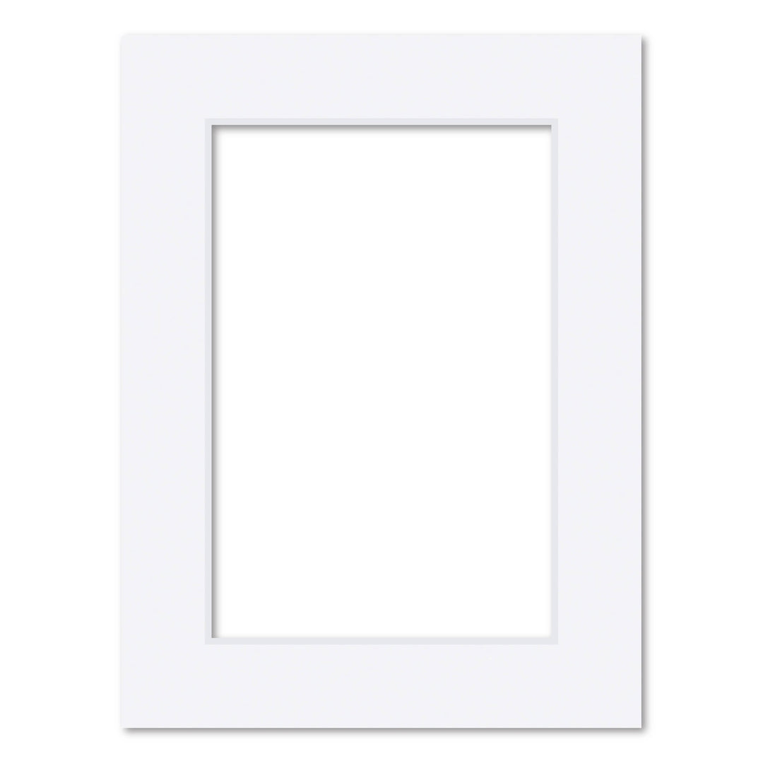 Bulk Mat Board Value Bundle - Ultimate White (10 Pack) 6x8in (15.2x20.3cm) to suit 4x6in (10x15cm) image from our Mat Boards collection by Profile Products (Australia) Pty Ltd