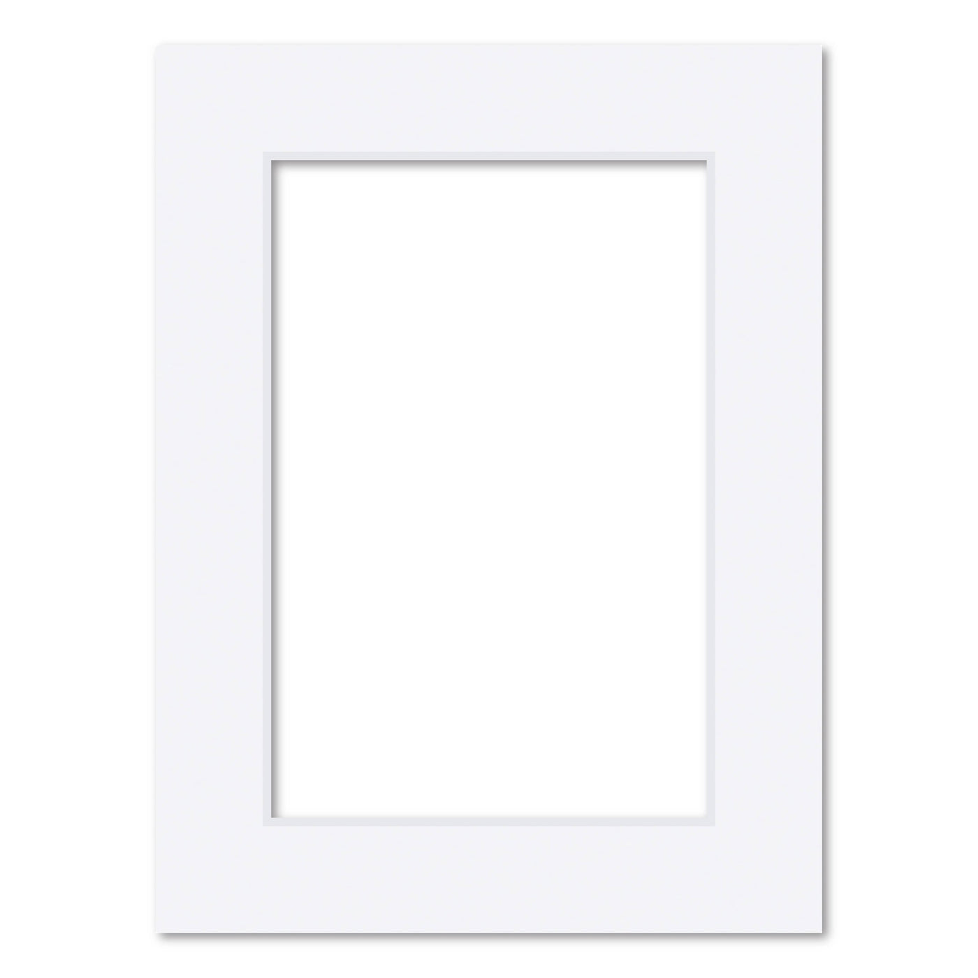 Bulk Mat Board Value Bundle - Ultimate White (10 Pack) 6x8in (15.2x20.3cm) to suit 4x6in (10x15cm) image from our Mat Boards collection by Profile Products (Australia) Pty Ltd