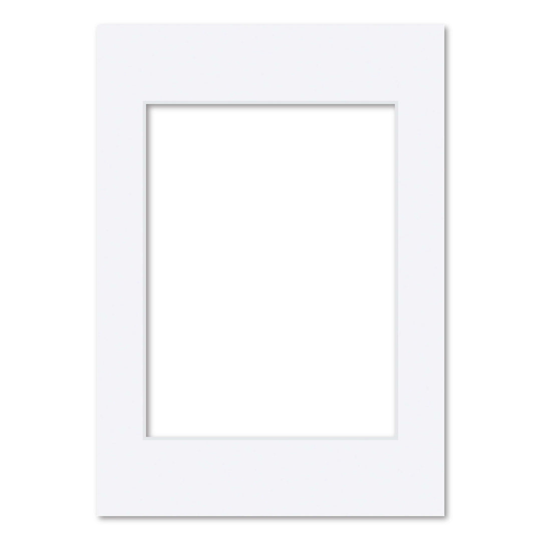 Bulk Mat Board Value Bundle - Ultimate White (10 Pack) A4 (21x29.7cm) to suit 6x8 (15x20cm) image from our Mat Boards collection by Profile Products (Australia) Pty Ltd