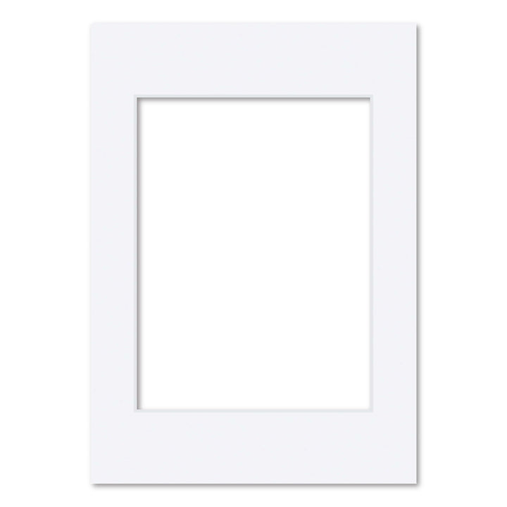 Bulk Mat Board Value Bundle - Ultimate White (10 Pack) A4 (21x29.7cm) to suit 6x8 (15x20cm) image from our Mat Boards collection by Profile Products (Australia) Pty Ltd