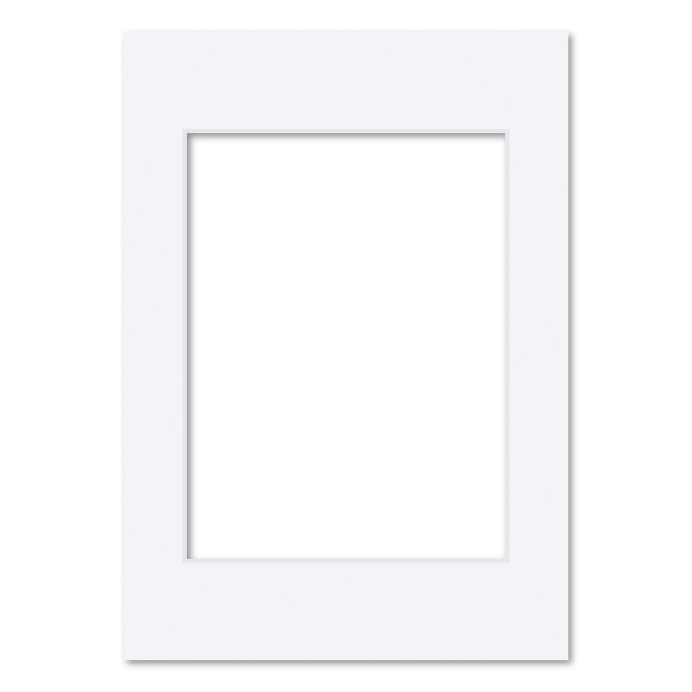 Bulk Mat Board Value Bundle - Ultimate White (10 Pack) A4 (21x29.7cm) to suit 6x8 (15x20cm) image from our Mat Boards collection by Profile Products (Australia) Pty Ltd