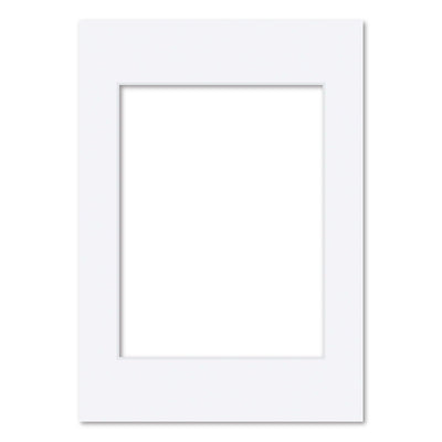 Bulk Mat Board Value Bundle - Ultimate White (10 Pack) A4 (21x29.7cm) to suit 6x8 (15x20cm) image from our Mat Boards collection by Profile Products (Australia) Pty Ltd