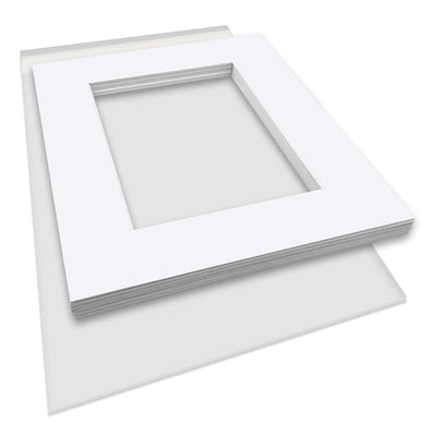 Bulk Mat Board Value Bundle - Ultimate White (10 Pack) from our Mat Boards collection by Profile Products (Australia) Pty Ltd