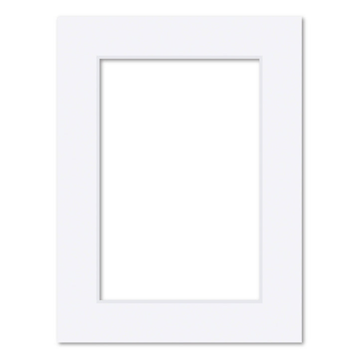 Bulk Mat Board Value Bundle - Ultimate White (100 Pack) 6x8in (15.2x20.3cm) to suit 4x6in (10x15cm) image from our Mat Boards collection by Profile Products (Australia) Pty Ltd