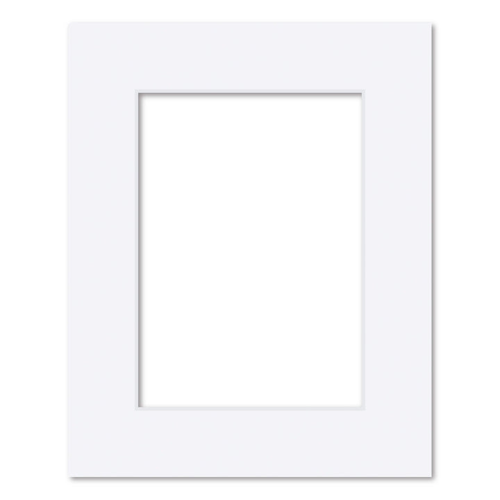 Bulk Mat Board Value Bundle - Ultimate White (100 Pack) 8x10in (20.3x25.4cm) to suit 5x7in (13x18cm) from our Mat Boards collection by Profile Products (Australia) Pty Ltd