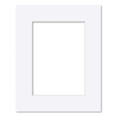 Bulk Mat Board Value Bundle - Ultimate White (100 Pack) 8x10in (20.3x25.4cm) to suit 5x7in (13x18cm) from our Mat Boards collection by Profile Products (Australia) Pty Ltd