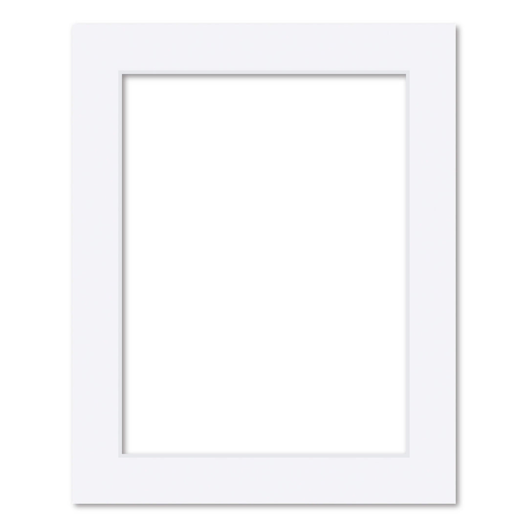 Bulk Mat Board Value Bundle - Ultimate White (100 Pack) 8x10in (20.3x25.4cm) to suit 6x8in (15x20cm) from our Mat Boards collection by Profile Products (Australia) Pty Ltd