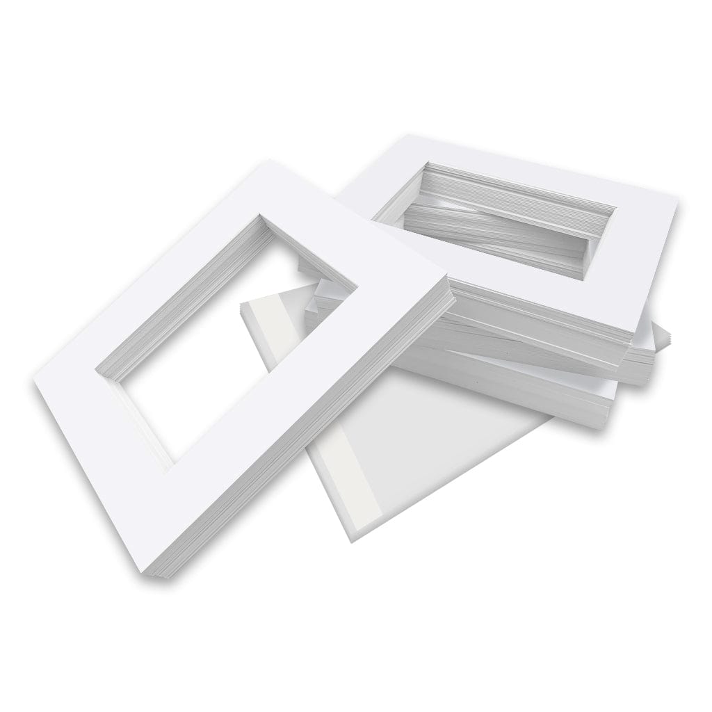 Bulk Mat Board Value Bundle - Ultimate White (100 Pack) from our Mat Boards collection by Profile Products (Australia) Pty Ltd