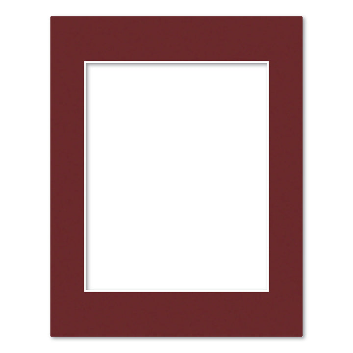 Burgundy Maroon Acid-Free Mat Board 11x14in (27.9x35.5cm) to suit 8x10in (20x25cm) image from our Mat Boards collection by Profile Products (Australia) Pty Ltd