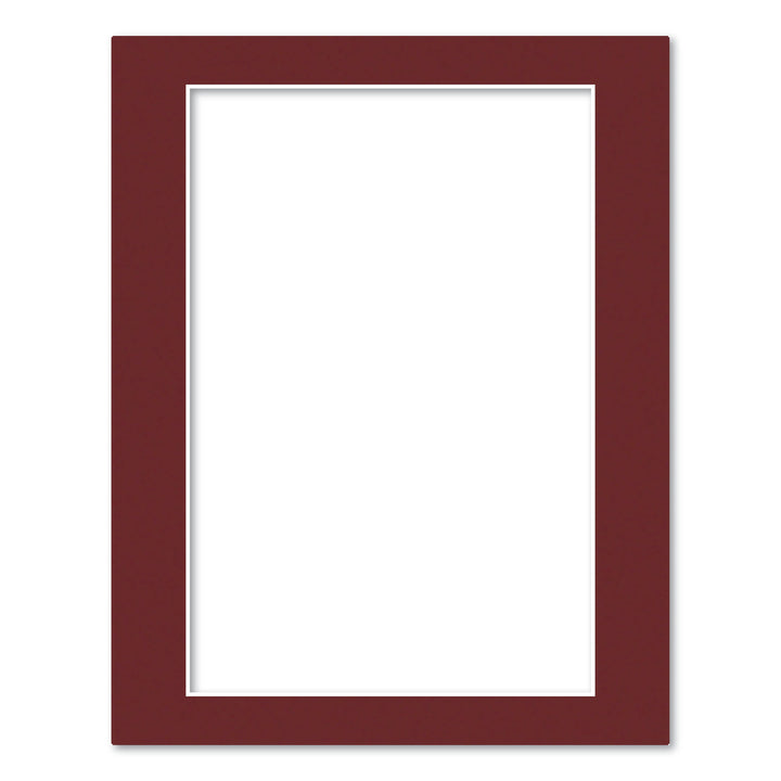 Burgundy Maroon Acid-Free Mat Board 11x14in (27.9x35.5cm) to suit 8x12in (20x30cm) image from our Mat Boards collection by Profile Products (Australia) Pty Ltd