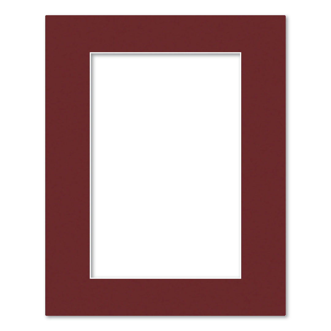 Burgundy Maroon Acid-Free Mat Board 16x20in (40.6x50.8cm) to suit 10x15in (25x38cm) image from our Mat Boards collection by Profile Products (Australia) Pty Ltd