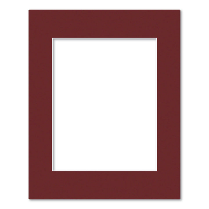 Burgundy Maroon Acid-Free Mat Board 16x20in (40.6x50.8cm) to suit 11x14in (28x35cm) image from our Mat Boards collection by Profile Products (Australia) Pty Ltd