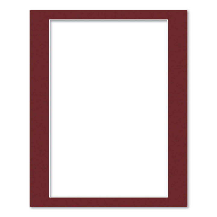 Burgundy Maroon Acid-Free Mat Board 16x20in (40.6x50.8cm) to suit 12x18in (30x45cm) image from our Mat Boards collection by Profile Products (Australia) Pty Ltd