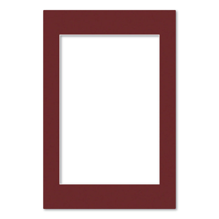 Burgundy Maroon Acid-Free Mat Board 16x24in (40.6x61cm) to suit 12x18in (30x46cm) Image from our Mat Boards collection by Profile Products (Australia) Pty Ltd