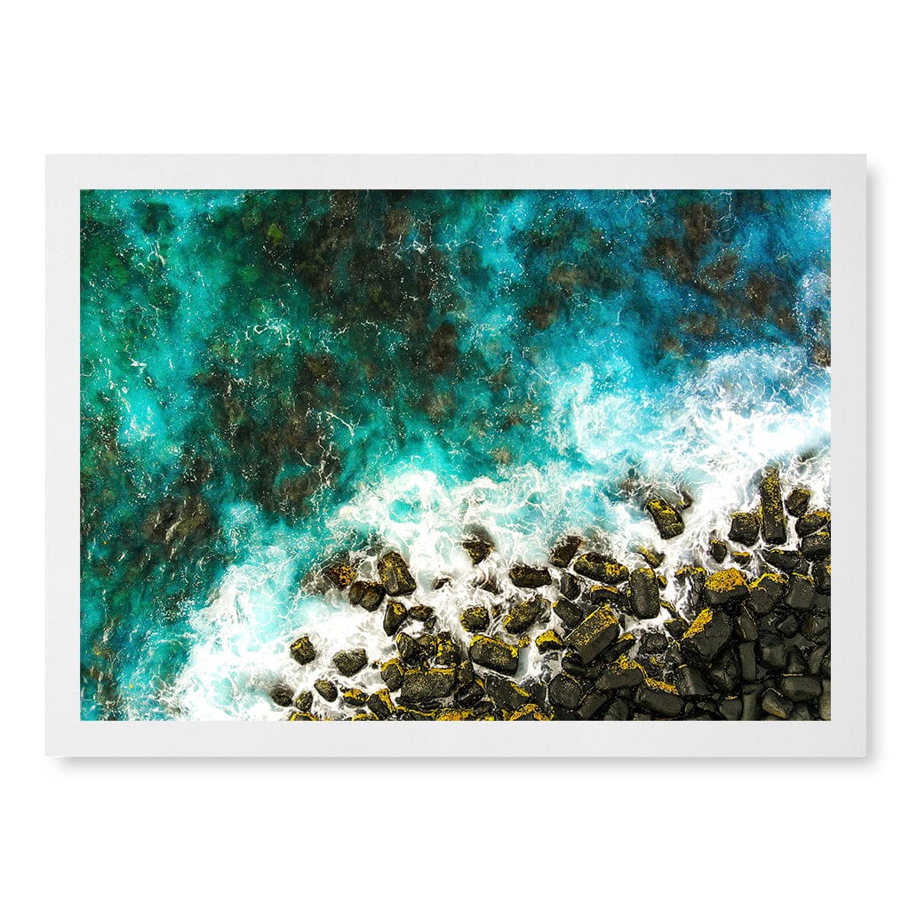 Burleigh Heads 1 Wall Art Print A3 (29.7 x 42cm) / Matte White Frame / No Border from our Australian Made Framed Wall Art, Prints & Posters collection by Profile Products (Australia) Pty Ltd