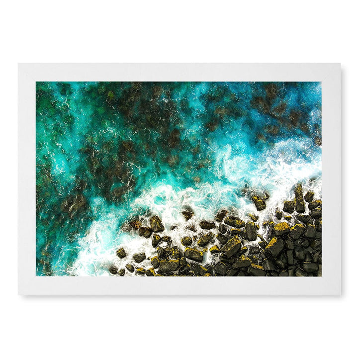 Burleigh Heads 1 Wall Art Print A4 (21 x 29.7cm) / Matte White Frame / No Border from our Australian Made Framed Wall Art, Prints & Posters collection by Profile Products (Australia) Pty Ltd