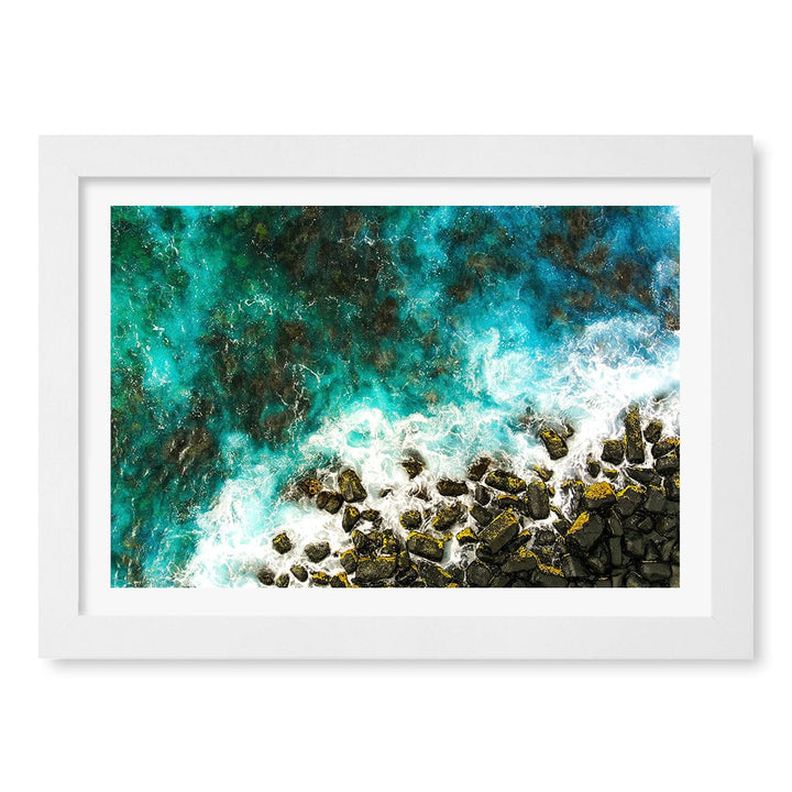 Burleigh Heads 1 Wall Art Print A4 (21 x 29.7cm) / Matte White Frame / White Border from our Australian Made Framed Wall Art, Prints & Posters collection by Profile Products (Australia) Pty Ltd