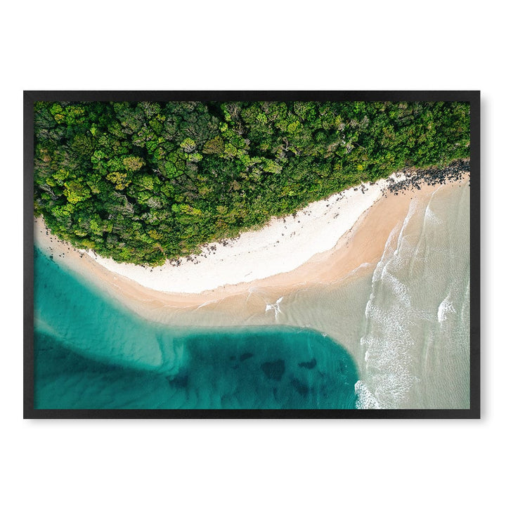 Burleigh Heads 2 Wall Art Print A1 (59.4 x 84.1cm) / Matte Black Frame / No Border from our Australian Made Framed Wall Art, Prints & Posters collection by Profile Products (Australia) Pty Ltd