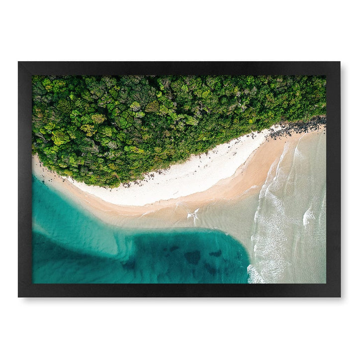 Burleigh Heads 2 Wall Art Print A3 (29.7 x 42cm) / Matte Black Frame / No Border from our Australian Made Framed Wall Art, Prints & Posters collection by Profile Products (Australia) Pty Ltd