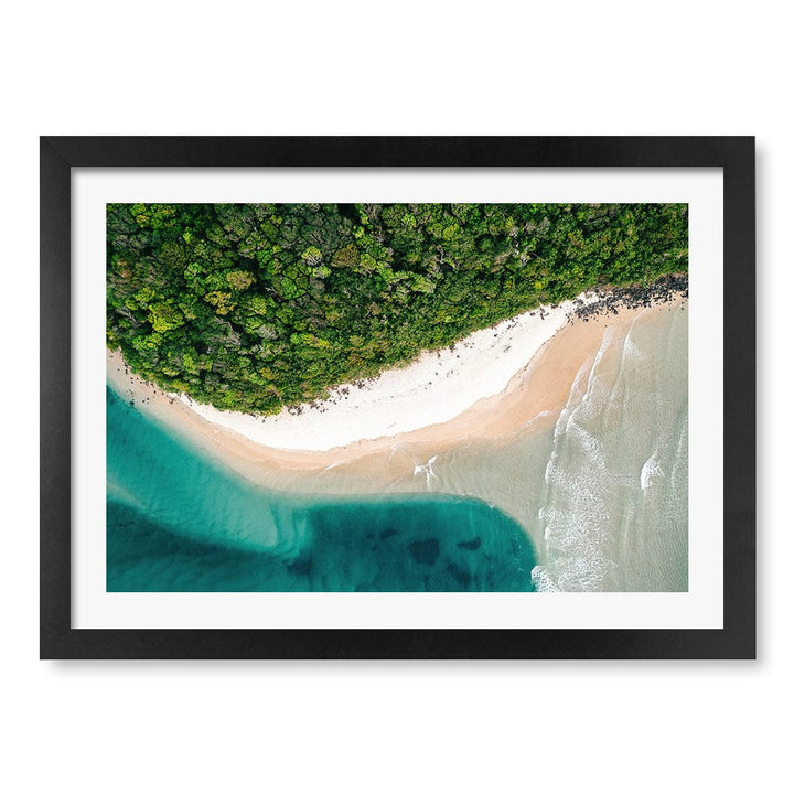 Burleigh Heads 2 Wall Art Print A3 (29.7 x 42cm) / Matte Black Frame / White Border from our Australian Made Framed Wall Art, Prints & Posters collection by Profile Products (Australia) Pty Ltd