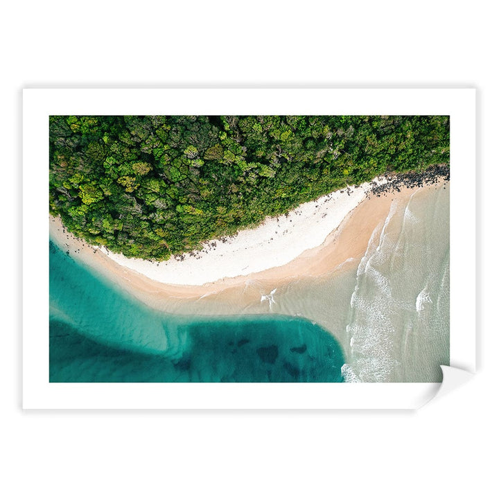 Burleigh Heads 2 Wall Art Print A4 (21 x 29.7cm) / Print Only / White Border from our Australian Made Framed Wall Art, Prints & Posters collection by Profile Products (Australia) Pty Ltd