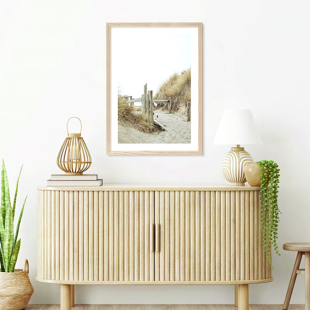 Byron Beach Path 1 Wall Art Print from our Australian Made Framed Wall Art, Prints & Posters collection by Profile Products (Australia) Pty Ltd