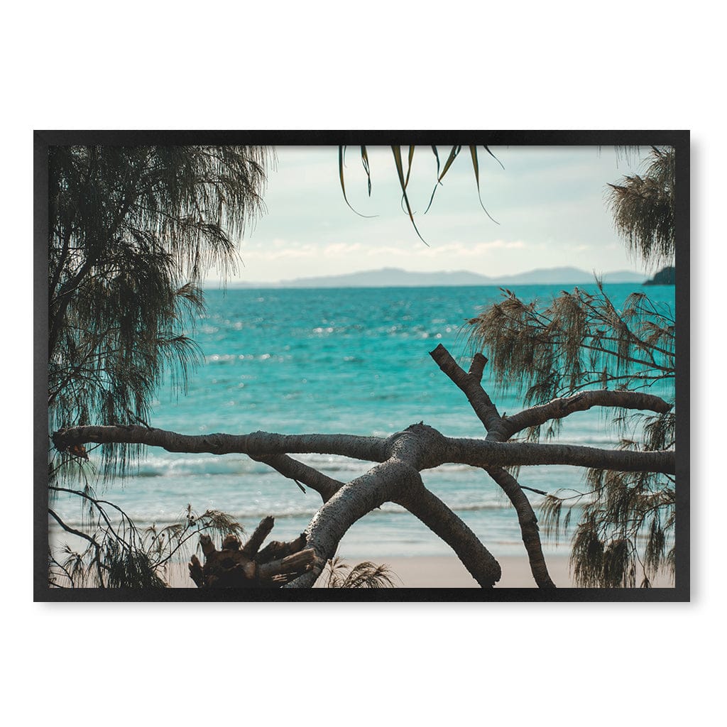 Byron Ocean View 1 Wall Art Print A1 (59.4 x 84.1cm) / Matte Black Frame / No Border from our Australian Made Framed Wall Art, Prints & Posters collection by Profile Products (Australia) Pty Ltd