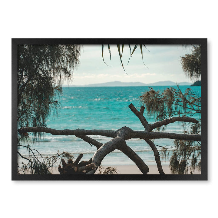 Byron Ocean View 1 Wall Art Print A2 (42 x 59.4cm) / Matte Black Frame / No Border from our Australian Made Framed Wall Art, Prints & Posters collection by Profile Products (Australia) Pty Ltd