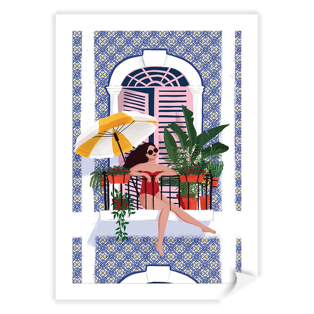 Catching The Sun Modern Wall Art Print A4 (21 x 29.7cm) / Print Only / White Border from our Australian Made Framed Wall Art, Prints & Posters collection by Profile Products (Australia) Pty Ltd