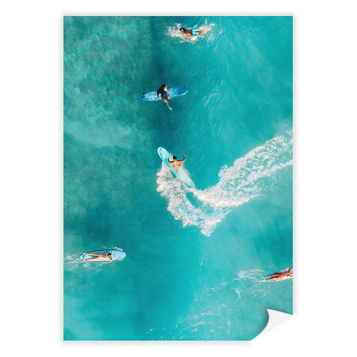 Catching Waves 2 Wall Art Print A4 (21 x 29.7cm) / Print Only / No Border from our Australian Made Framed Wall Art, Prints & Posters collection by Profile Products (Australia) Pty Ltd
