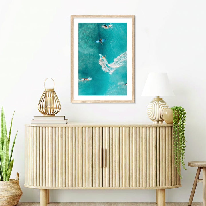 Catching Waves 2 Wall Art Print from our Australian Made Framed Wall Art, Prints & Posters collection by Profile Products (Australia) Pty Ltd