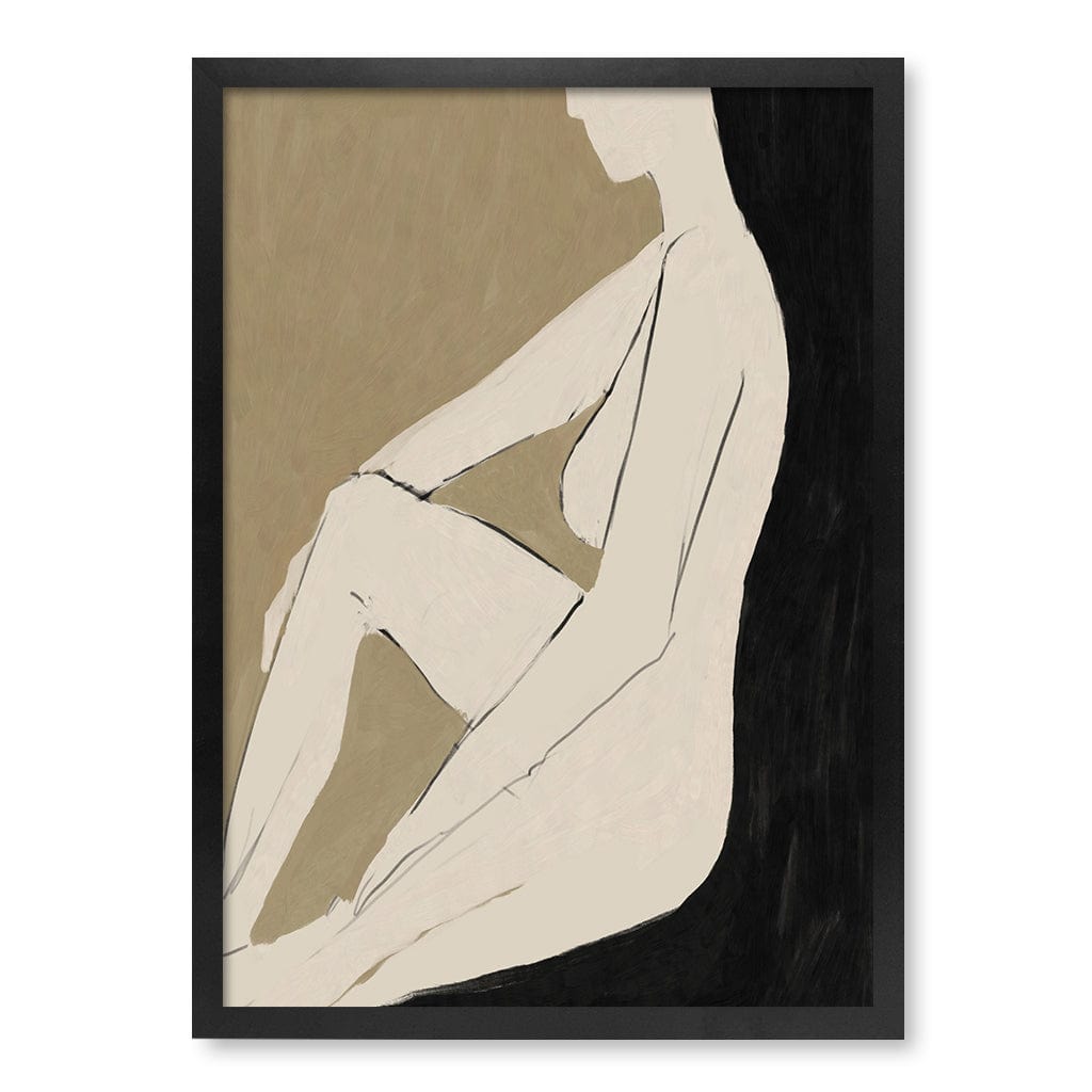 Chill Abstract Wall Art Print by Dan Hobday A4 (21 x 29.7cm) / Matte Black Frame / No Border from our Australian Made Framed Wall Art, Prints & Posters collection by Profile Products (Australia) Pty Ltd