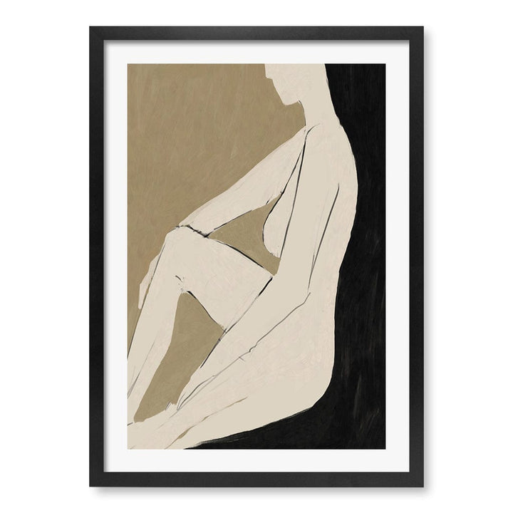 Chill Abstract Wall Art Print by Dan Hobday A4 (21 x 29.7cm) / Matte Black Frame / White Border from our Australian Made Framed Wall Art, Prints & Posters collection by Profile Products (Australia) Pty Ltd