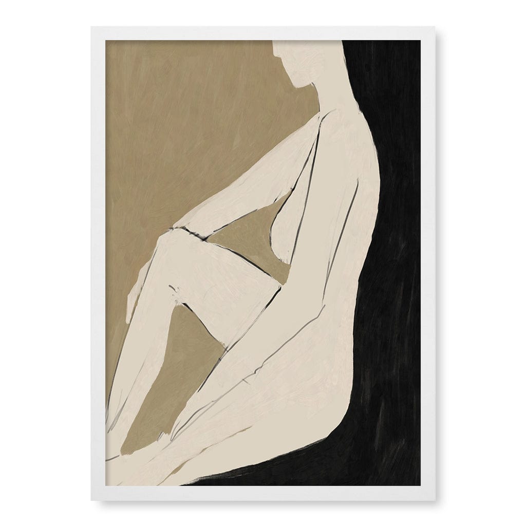 Chill Abstract Wall Art Print by Dan Hobday A4 (21 x 29.7cm) / Matte White Frame / No Border from our Australian Made Framed Wall Art, Prints & Posters collection by Profile Products (Australia) Pty Ltd