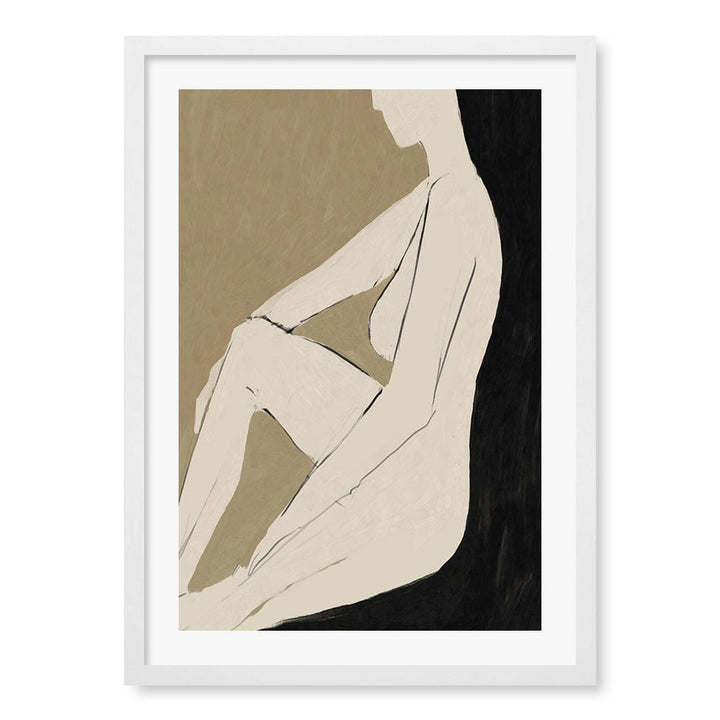 Chill Abstract Wall Art Print by Dan Hobday A4 (21 x 29.7cm) / Matte White Frame / White Border from our Australian Made Framed Wall Art, Prints & Posters collection by Profile Products (Australia) Pty Ltd