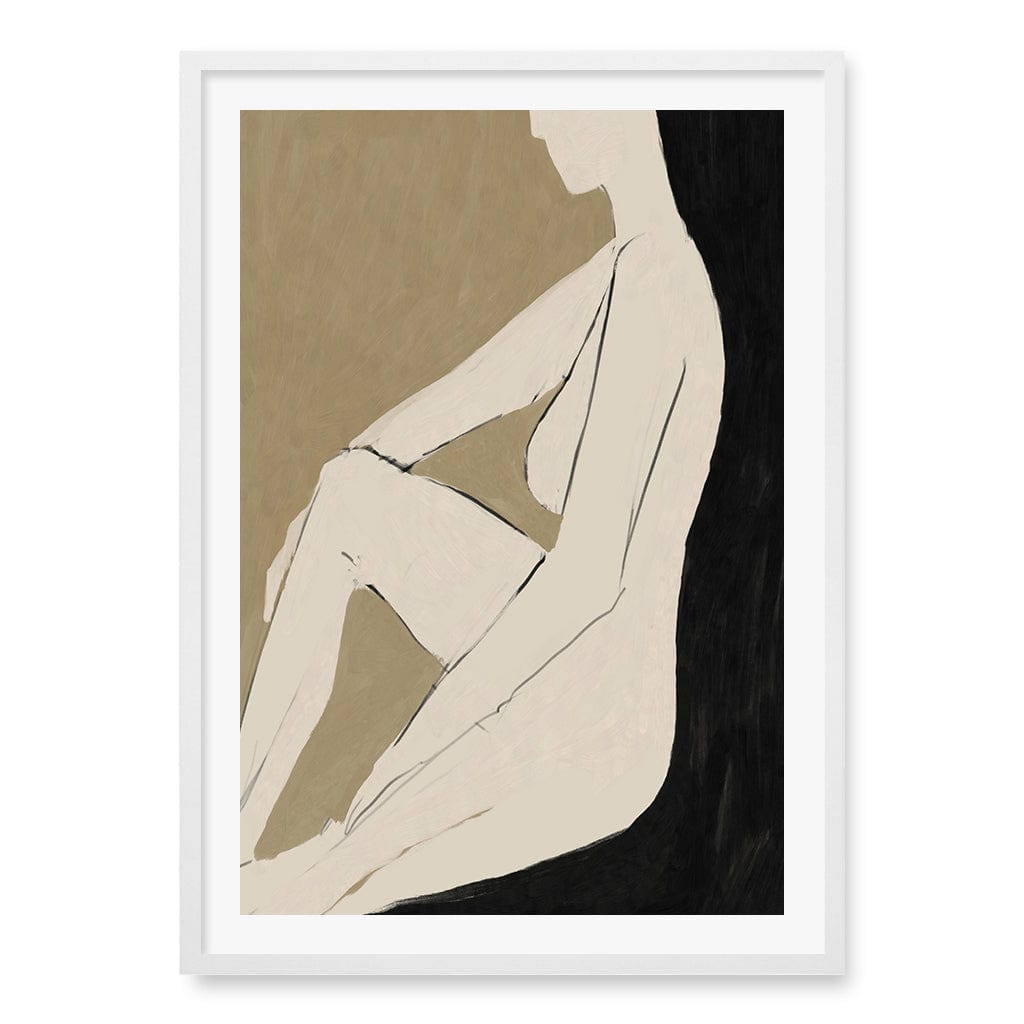 Chill Wall Art Print A1 (59.4 x 84.1cm) / Matte White Frame / White Border from our Australian Made Wall Art collection by Profile Australia