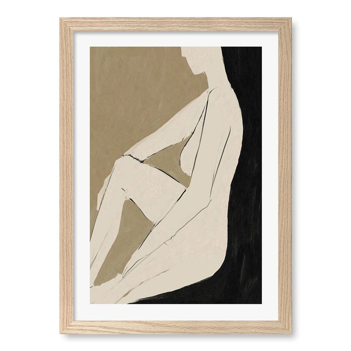 Chill Wall Art Print A3 (29.7 x 42cm) / Natural Oak Frame / White Border from our Australian Made Wall Art collection by Profile Australia