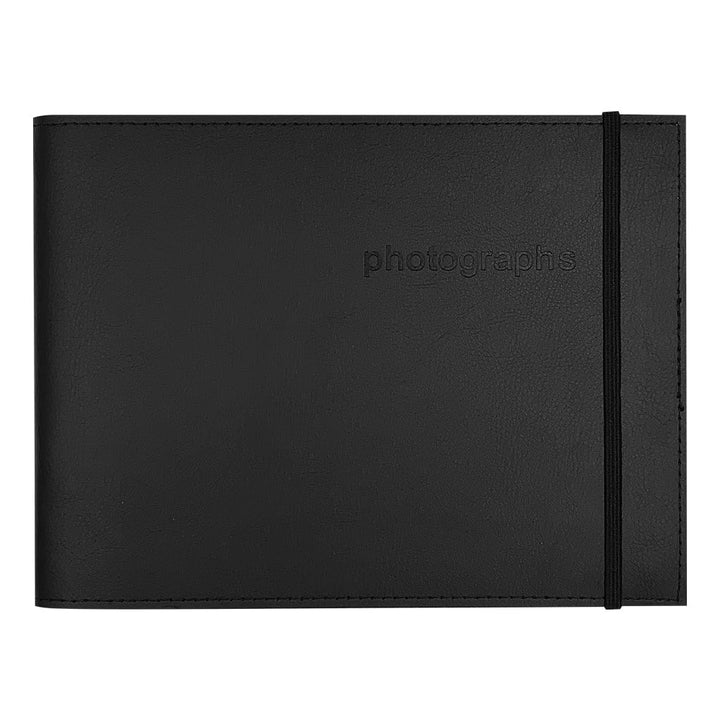 Citi Leather Black Large 6x8in Pocket Brag Book Photo Wallet from our Photo Albums collection by Profile Products (Australia) Pty Ltd