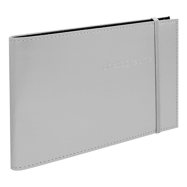 Citi Leather Silver Medium 5x7in Pocket Brag Book Photo Wallet from our Photo Albums collection by Profile Products (Australia) Pty Ltd