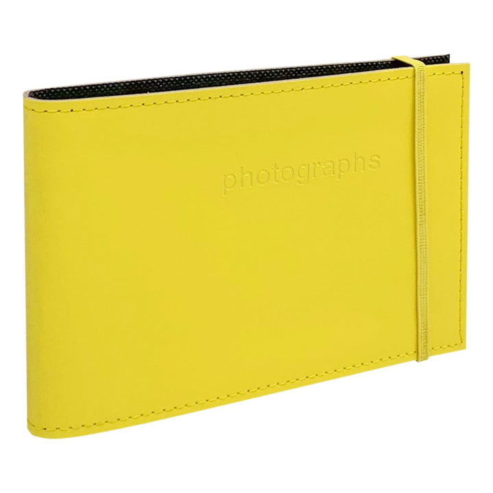 Citi Leather Vibrant Yellow Pocket Brag Book Photo Wallet from our Photo Albums collection by Profile Products (Australia) Pty Ltd