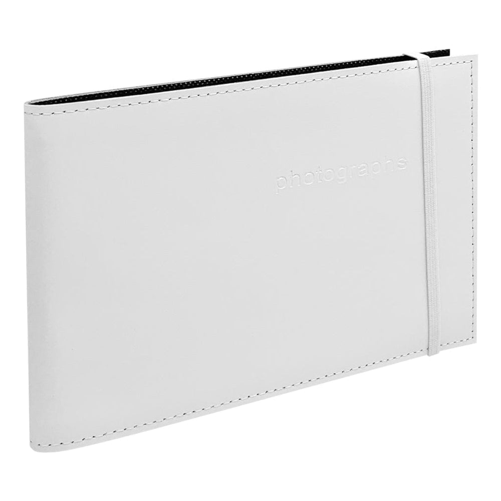 Citi Leather White Medium 5x7in Pocket Brag Book Photo Wallet from our Photo Albums collection by Profile Products (Australia) Pty Ltd