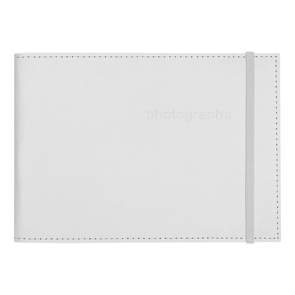 Citi Leather White Medium 5x7in Pocket Brag Book Photo Wallet from our Photo Albums collection by Profile Products (Australia) Pty Ltd