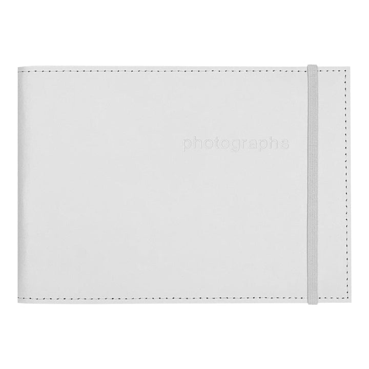 Citi Leather White Medium 5x7in Pocket Brag Book Photo Wallet from our Photo Albums collection by Profile Products (Australia) Pty Ltd