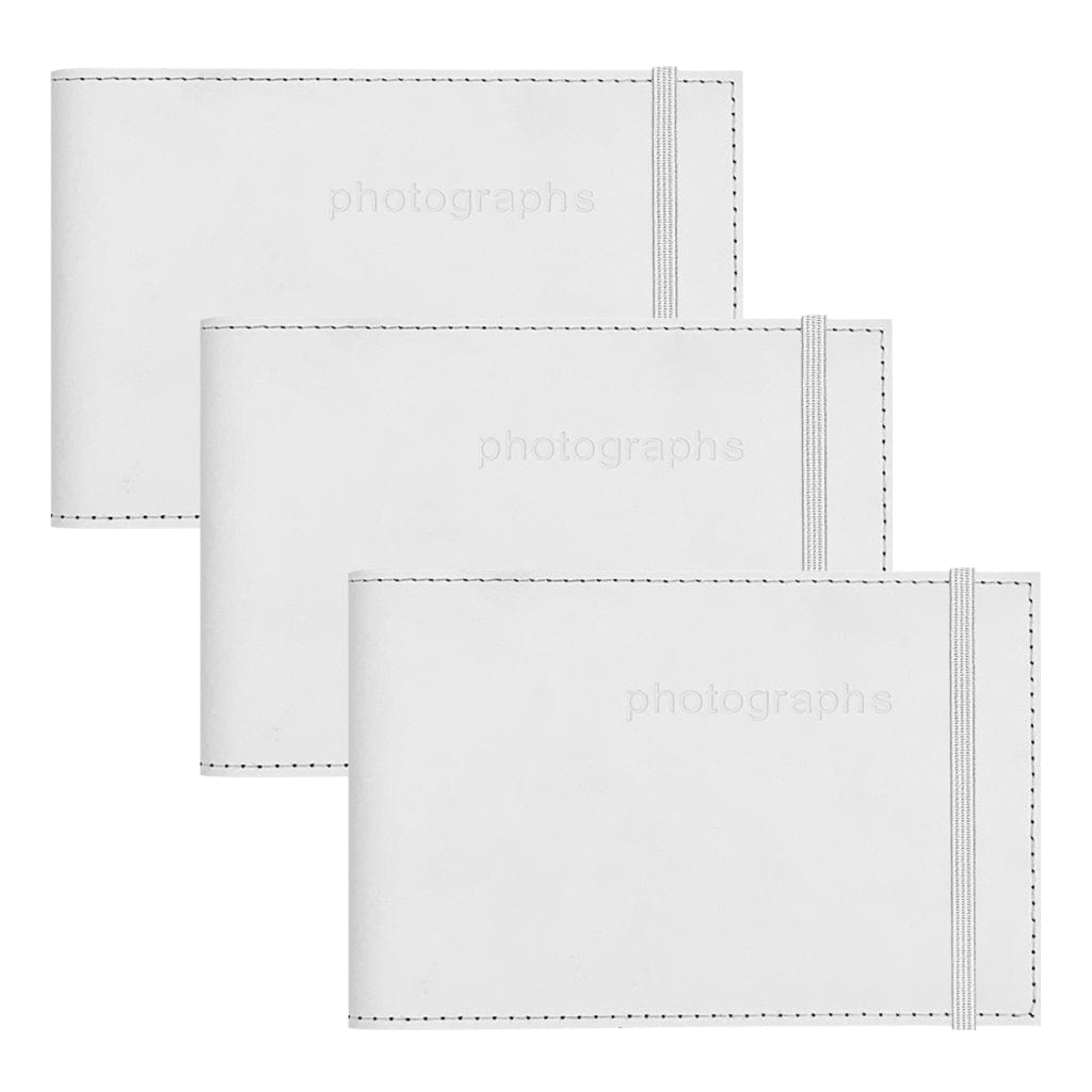 Citi Leather White Pocket Photo Wallet - 3 Pack Bundle from our Photo Albums collection by Profile Products (Australia) Pty Ltd