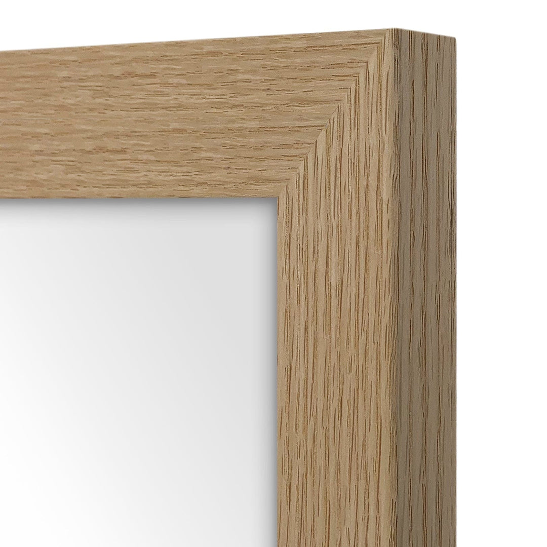 Classic Natural Oak Framed Mirror – 10x12 Inch Tabletop Display from our Australian Made Picture Frames collection by Profile Products (Australia) Pty Ltd