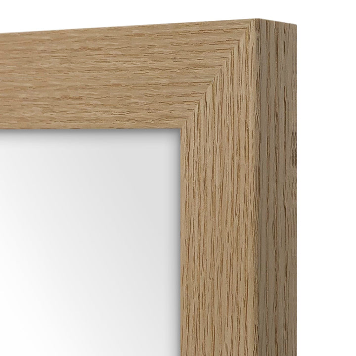 Classic Natural Oak Framed Mirror – 10x12 Inch Tabletop Display from our Australian Made Picture Frames collection by Profile Products (Australia) Pty Ltd